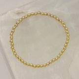 3MM GOLD BEADED bracelet