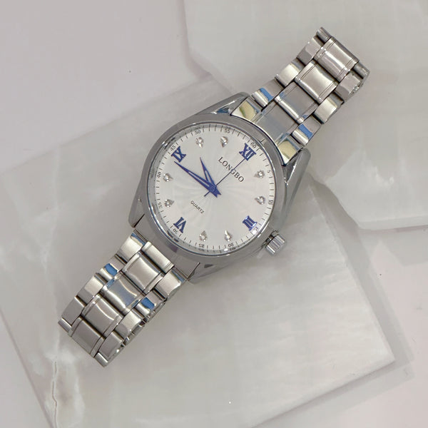40MM CLASSIC SILVER & BLUE watch
