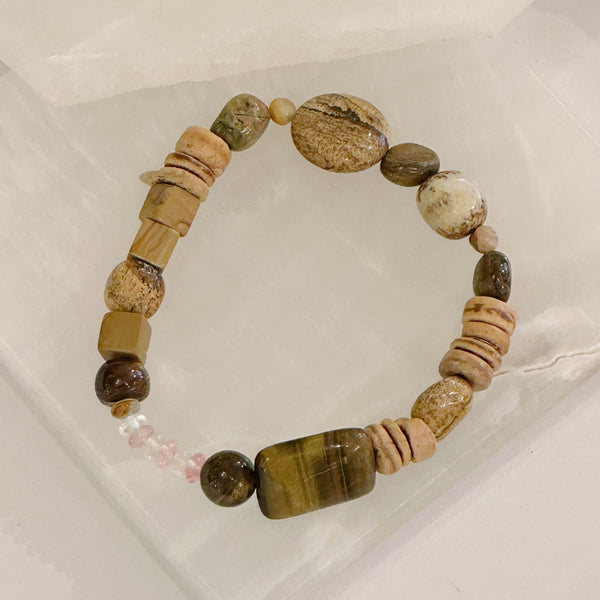 NATURAL MIXED STONES bracelet