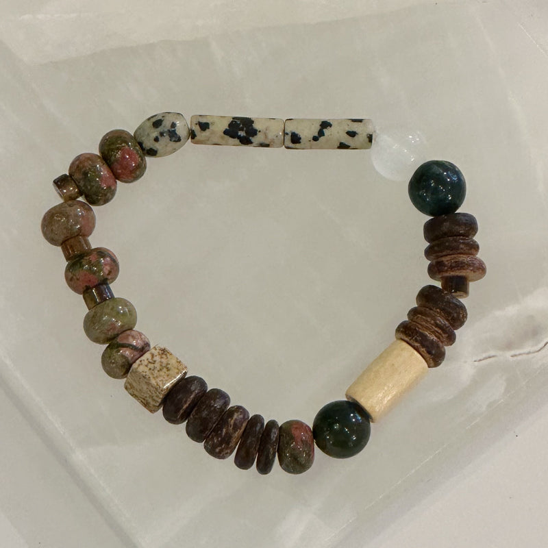 NATURAL MIXED STONES II bracelet