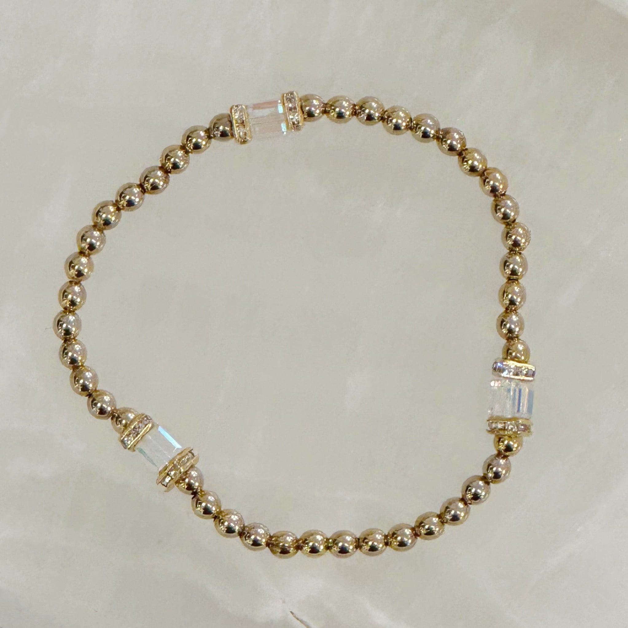 KIDS IRIDESCENT CRYSTAL BEADED bracelet