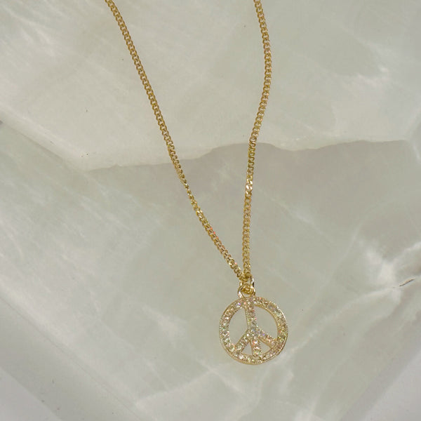 CRYSTAL PEACE necklace