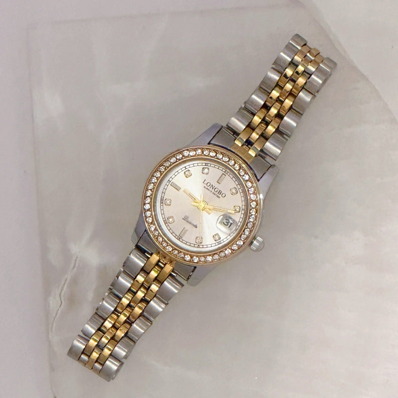 CLASSIC TWO TONED CRYSTAL watch