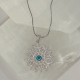 ICY EYE SILVER necklace