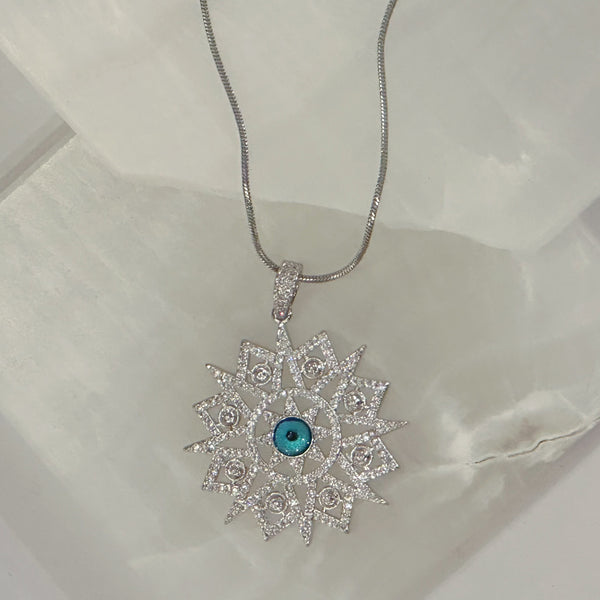 ICY EYE SILVER necklace