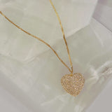 CRYSTAL HEART III necklace