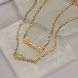 CUSTOM CLASSIC SCRIPT NAMEPLATE necklace