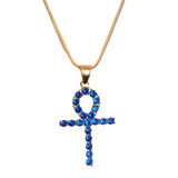 BLUE ANKH necklace