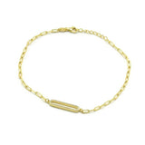 OPEN LOOP CRYSTAL LINK bracelet