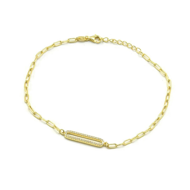 OPEN LOOP CRYSTAL LINK bracelet