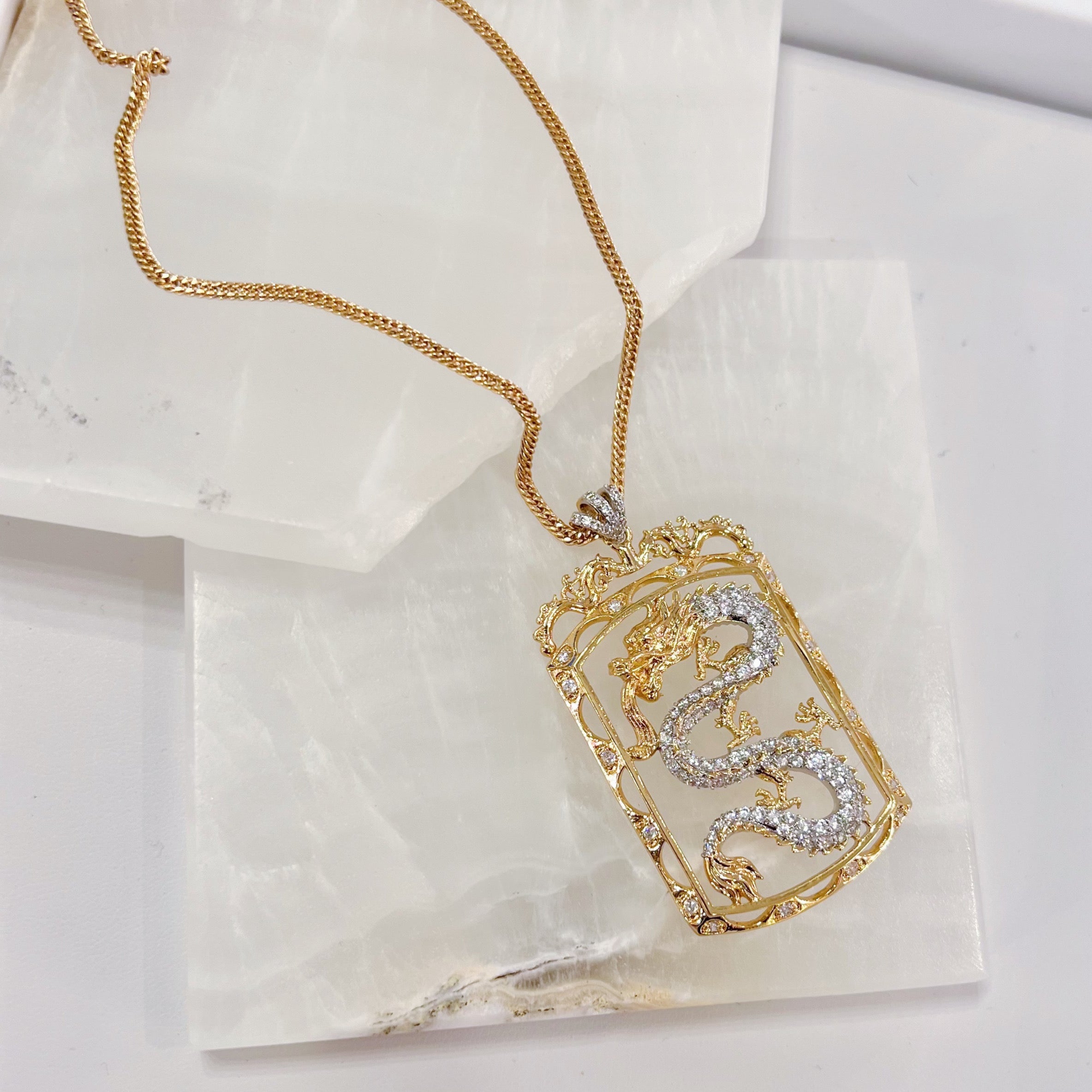 STRENGTH DRAGON necklace