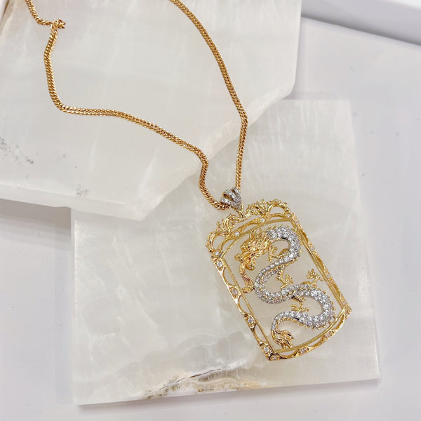 STRENGTH DRAGON necklace