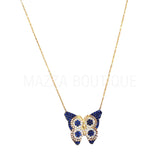 SAPPHIRE BUTTERFLY necklace