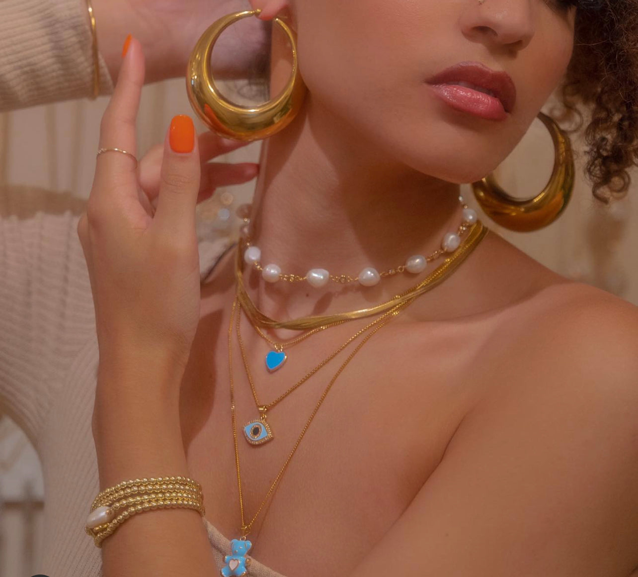 ABRIANA HOOP earrings