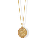 LARGE ALLAH OVAL necklace