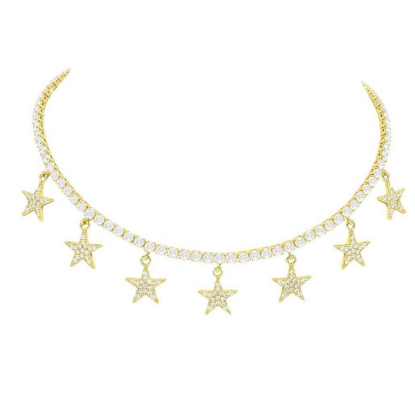 STAR CHOKER necklace