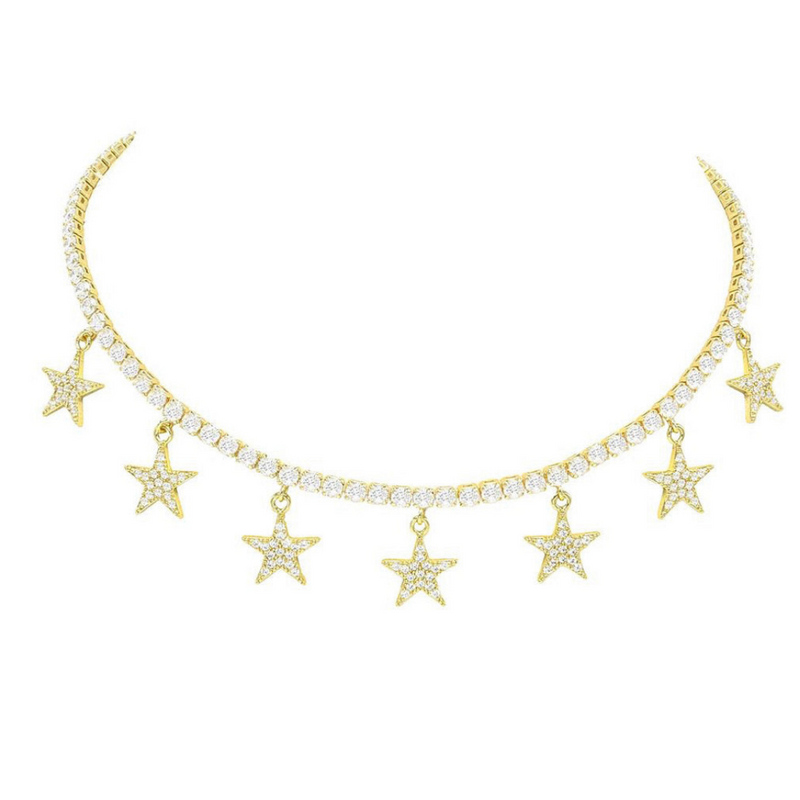 STAR CHOKER necklace
