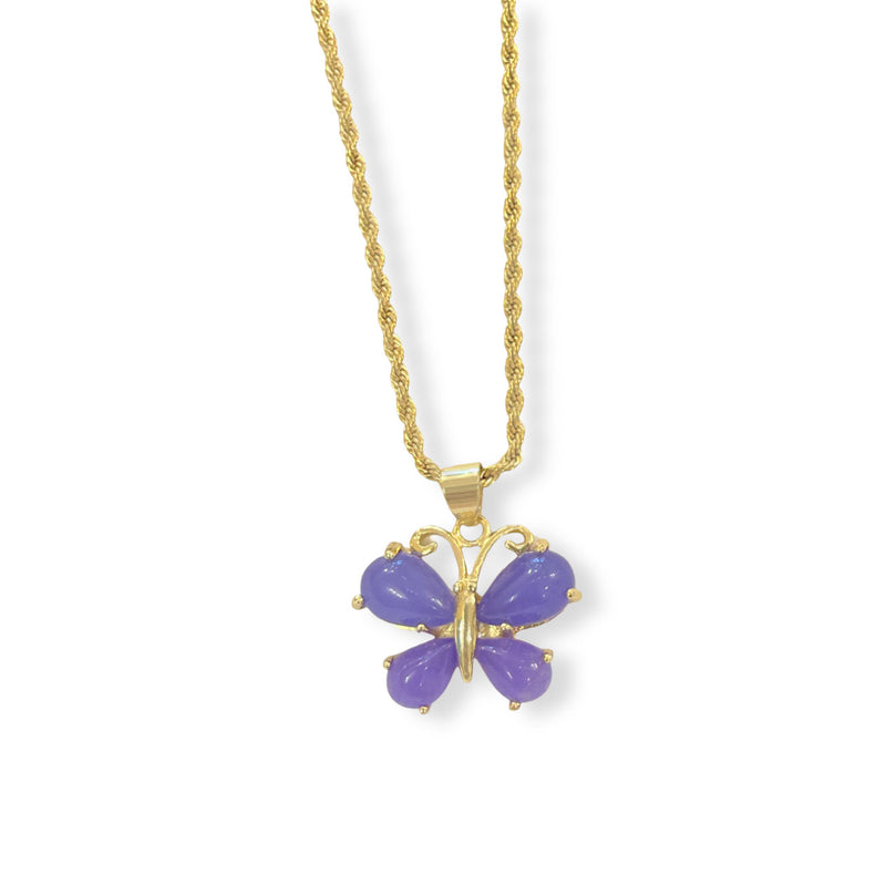 BUTTERFLY LAVENDER necklace