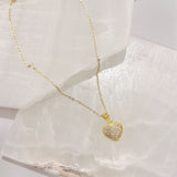 BUBBLE HEART SUPER MINI necklace