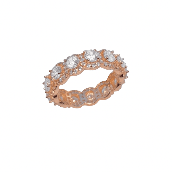 ROSE GOLD IVANA HALO ring