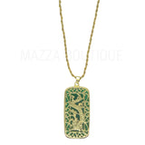 REVERSIBLE DRAGON II JADE necklace