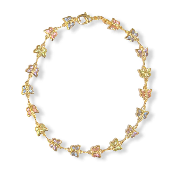 BUTTERFLY PASTEL anklet