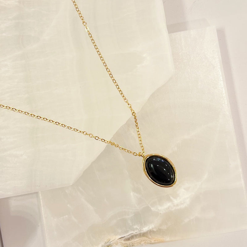 ONYX STONE MINI necklace