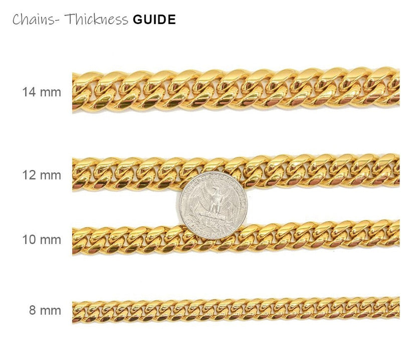 CUBAN STEEL 10MM chain