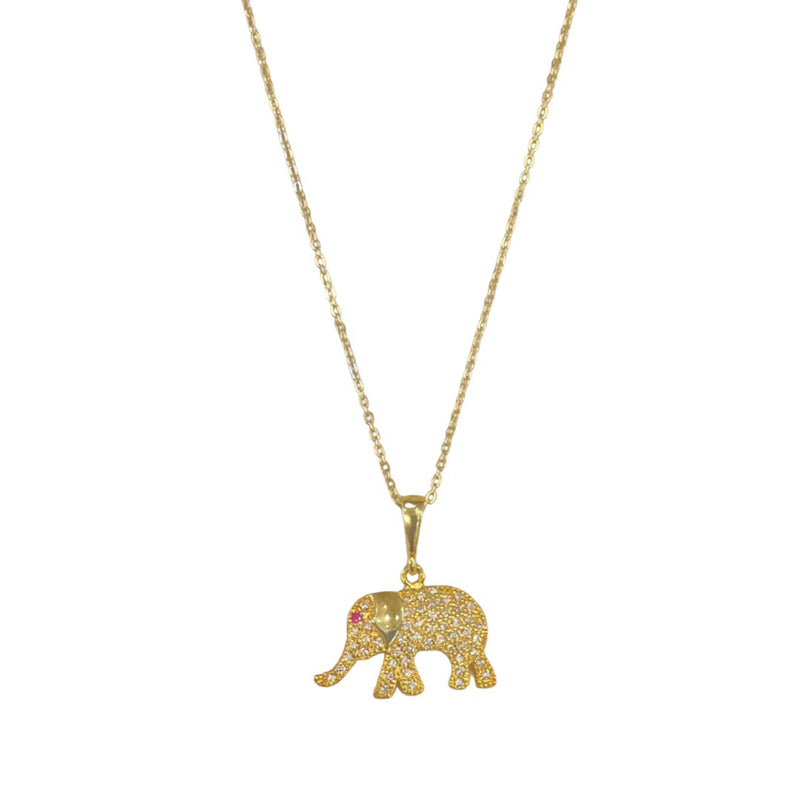 ELEPHANT CRYSTAL necklace