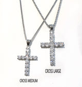 LARGE CROSS necklace