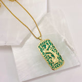 REVERSIBLE DRAGON II JADE necklace