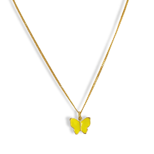 YELLOW BUTTERFLY MINI necklace