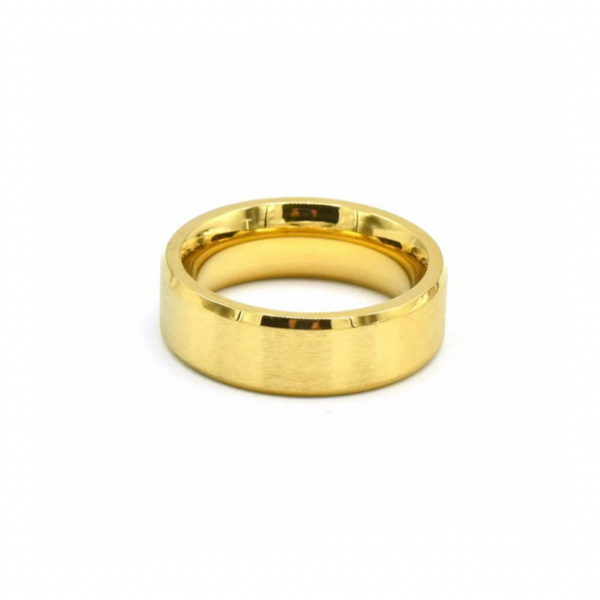 MENS BEVELED EDGE ring