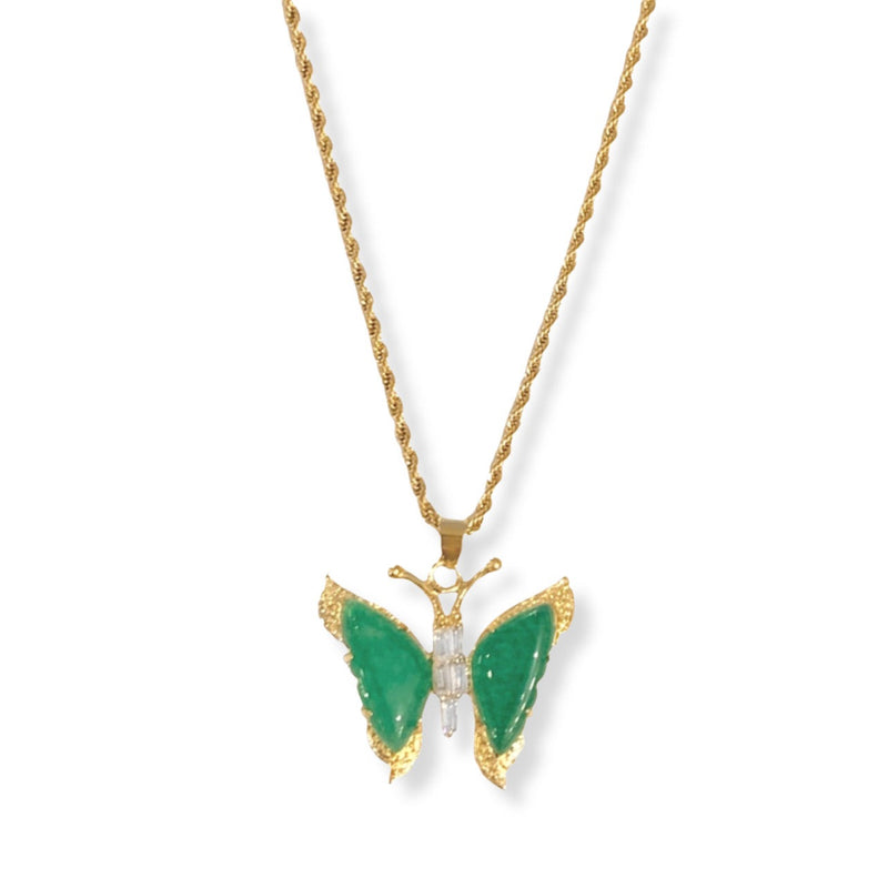 BUTTERFLY JADE necklace