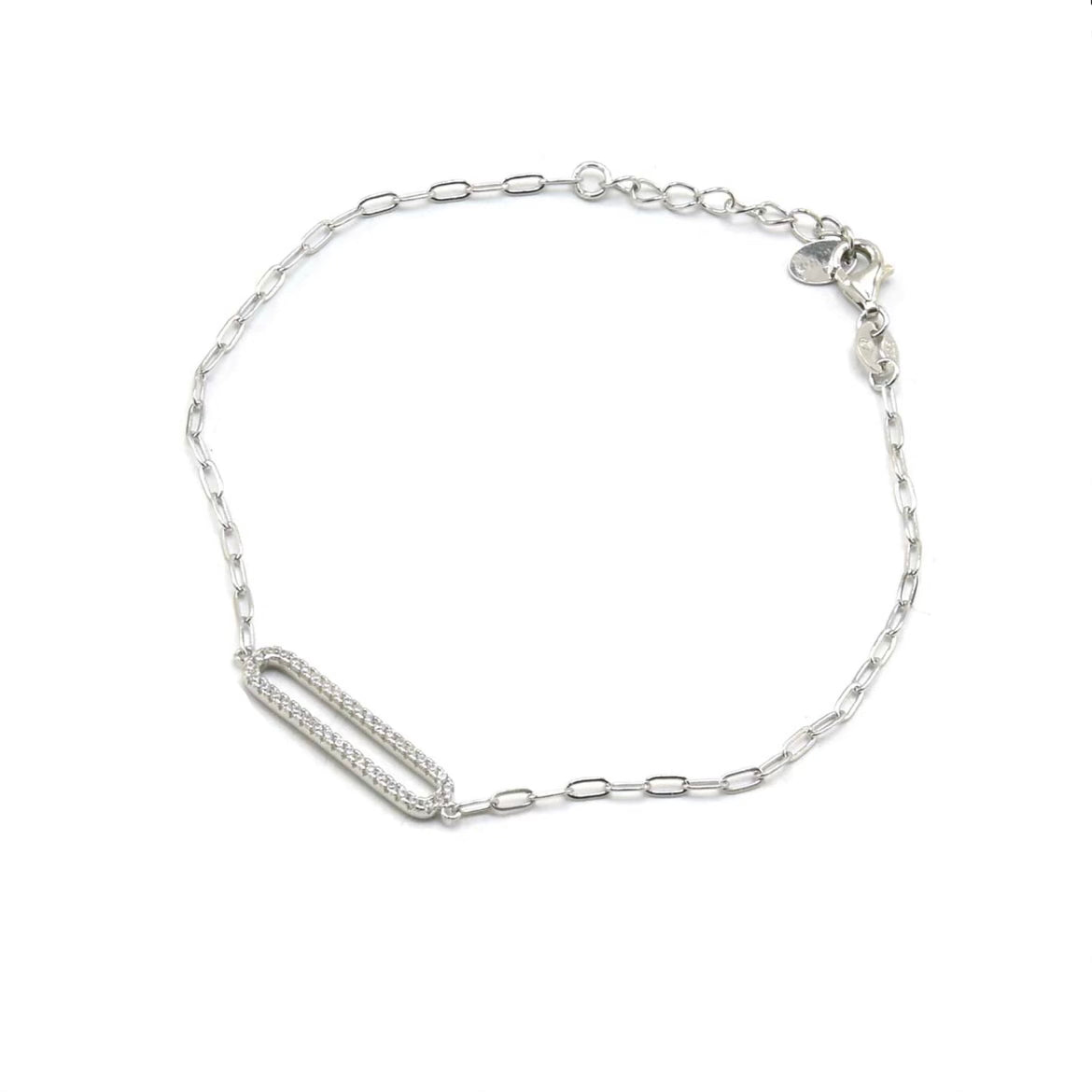 OPEN LOOP CRYSTAL LINK bracelet