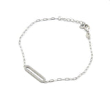 OPEN LOOP CRYSTAL LINK bracelet
