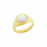 MOTHER OF PEARL CIRCLE ring