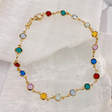 JEWEL CIRCLE COLOR anklet