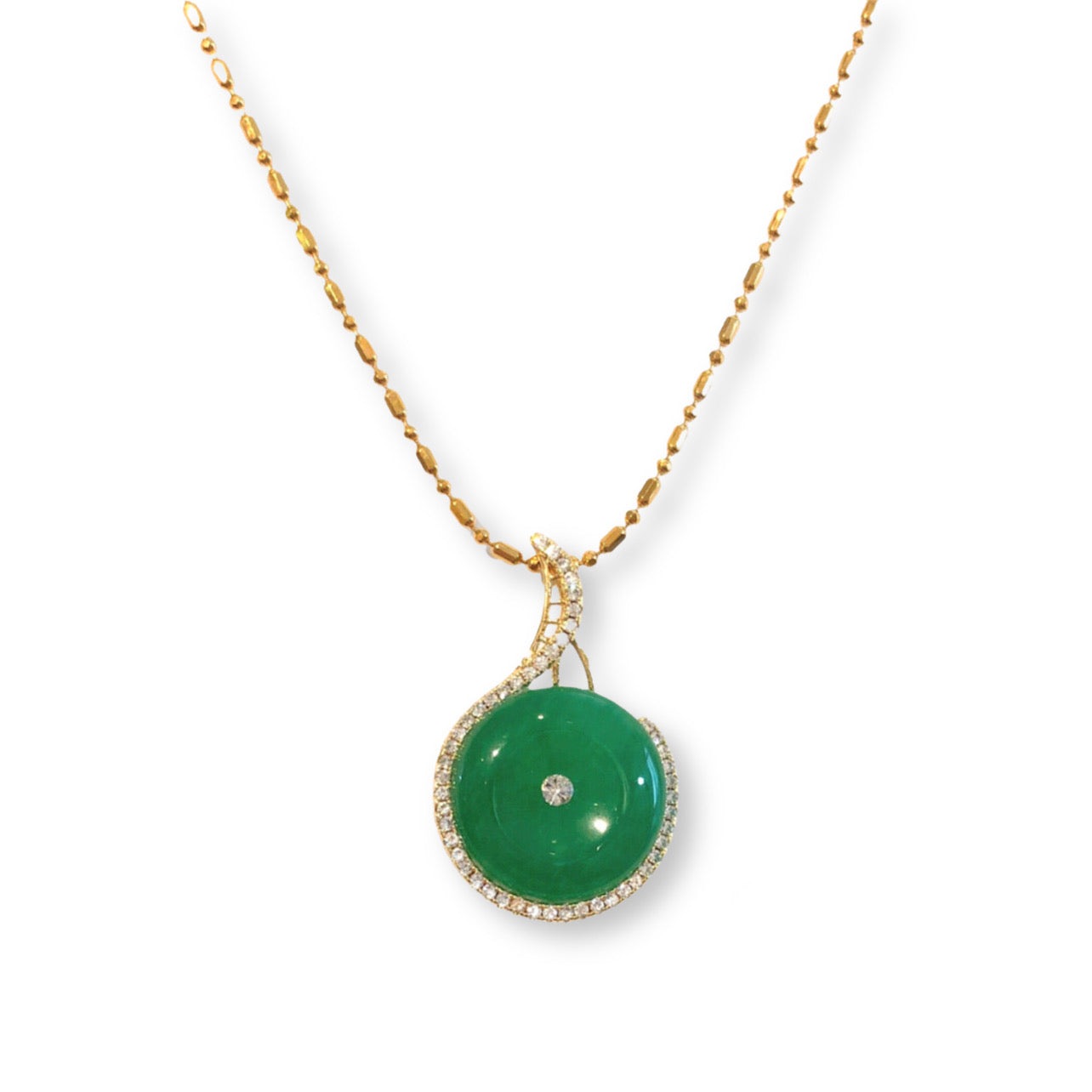 JANYA CIRCLE JADE necklace