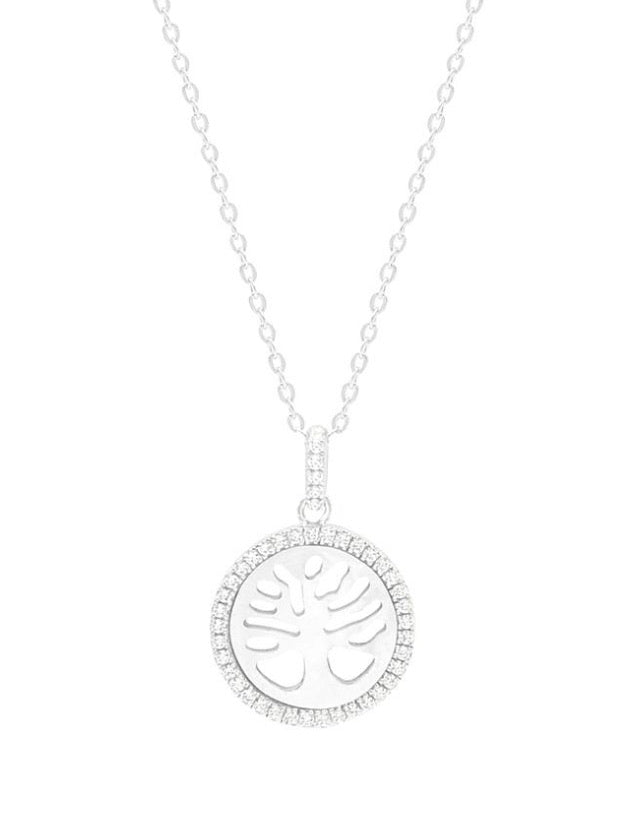 MOTHER OF PEARL TREE OF LIFE necklace