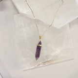 AMETHYST AMULET necklace