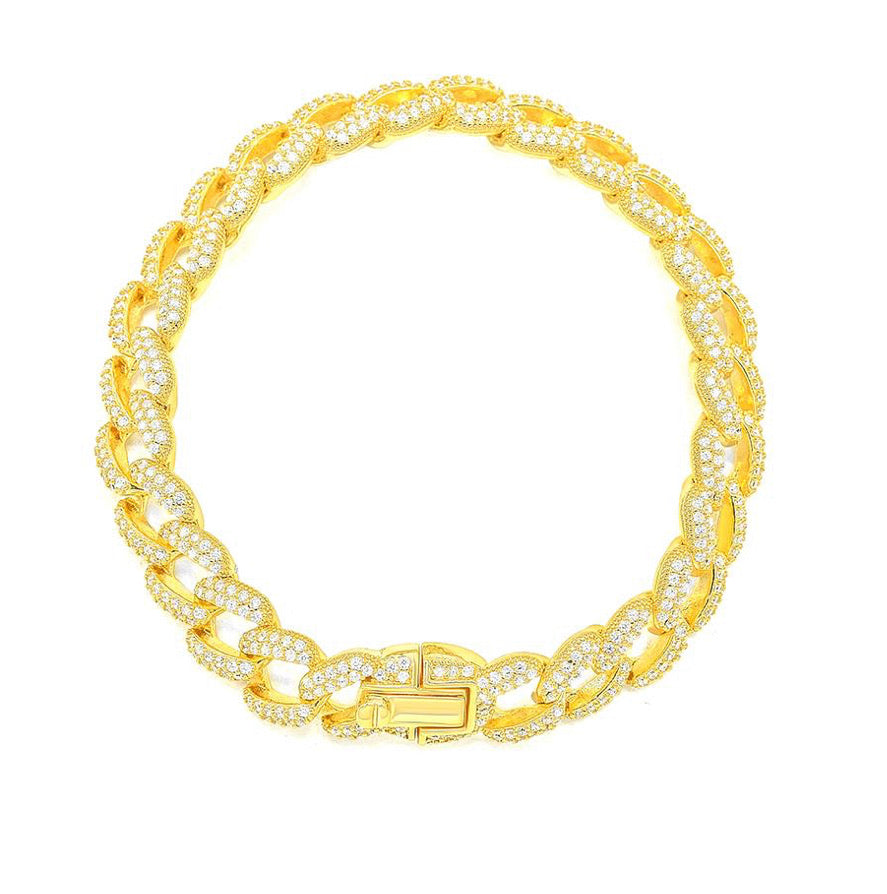 CUBAN CRYSTAL bracelet