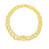 CUBAN CRYSTAL bracelet