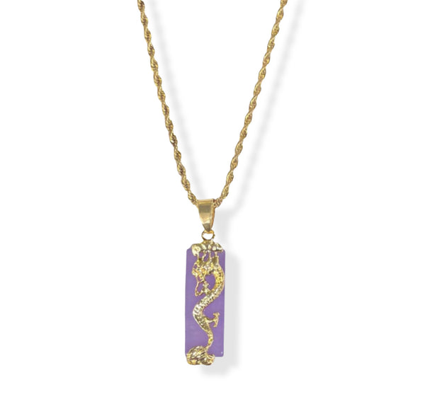 DRAGON LAVENDER necklace