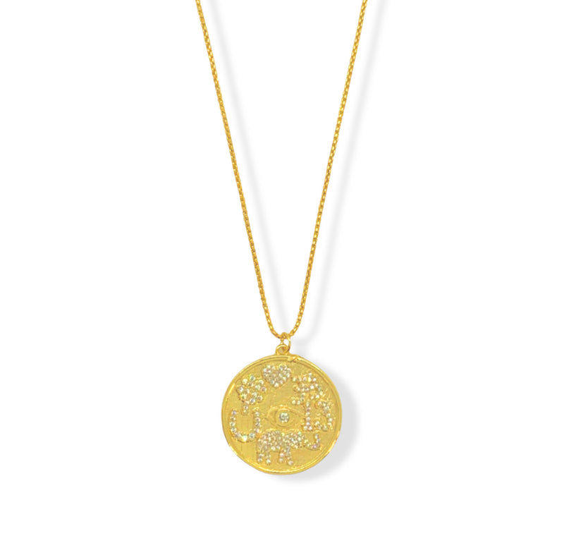 GOOD VIBES COIN necklace