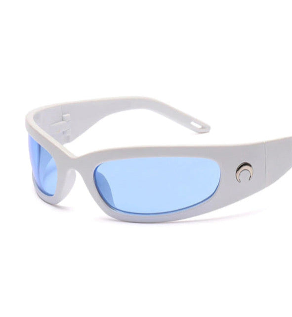 WHITE CRESCENT MOON sunglasses