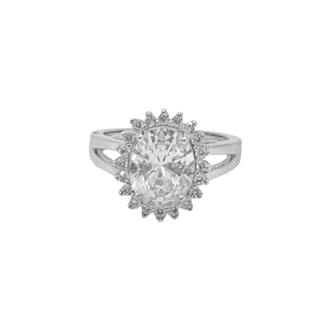 SABRINA OVAL HALO ring