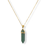 GREEN AVENTURINE AMULET necklace