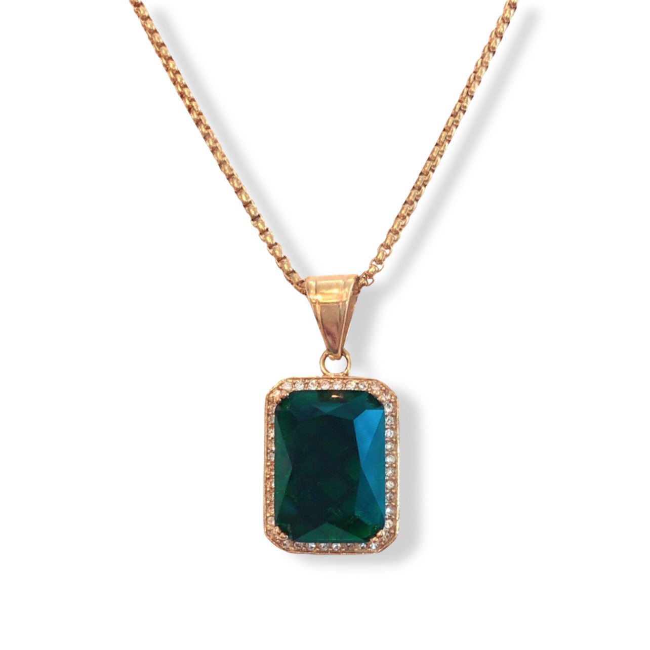 JEWEL EMERALD MINI necklace