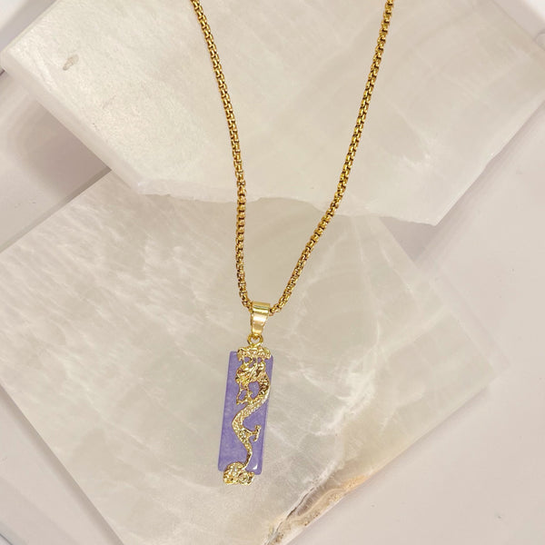 DRAGON LAVENDER necklace